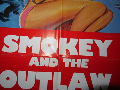 SMOKEY AND THE OUTLAW WOMAN ONE SHEET  POSTER SLIM PICKENS 1978