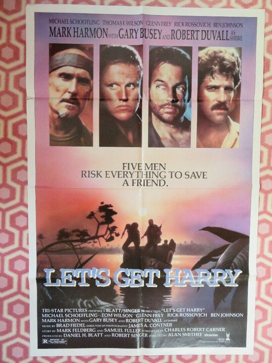 LET'S GET HARRY ONE SHEET POSTER MARK HARON GARY BUSEY ROBERT DUVAL