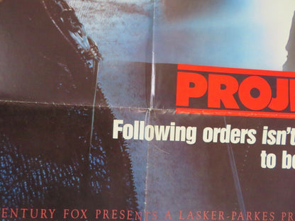 PROJECT X  US ONE SHEET POSTER MATTHEW BRODERICK HELEN HUNT 1987