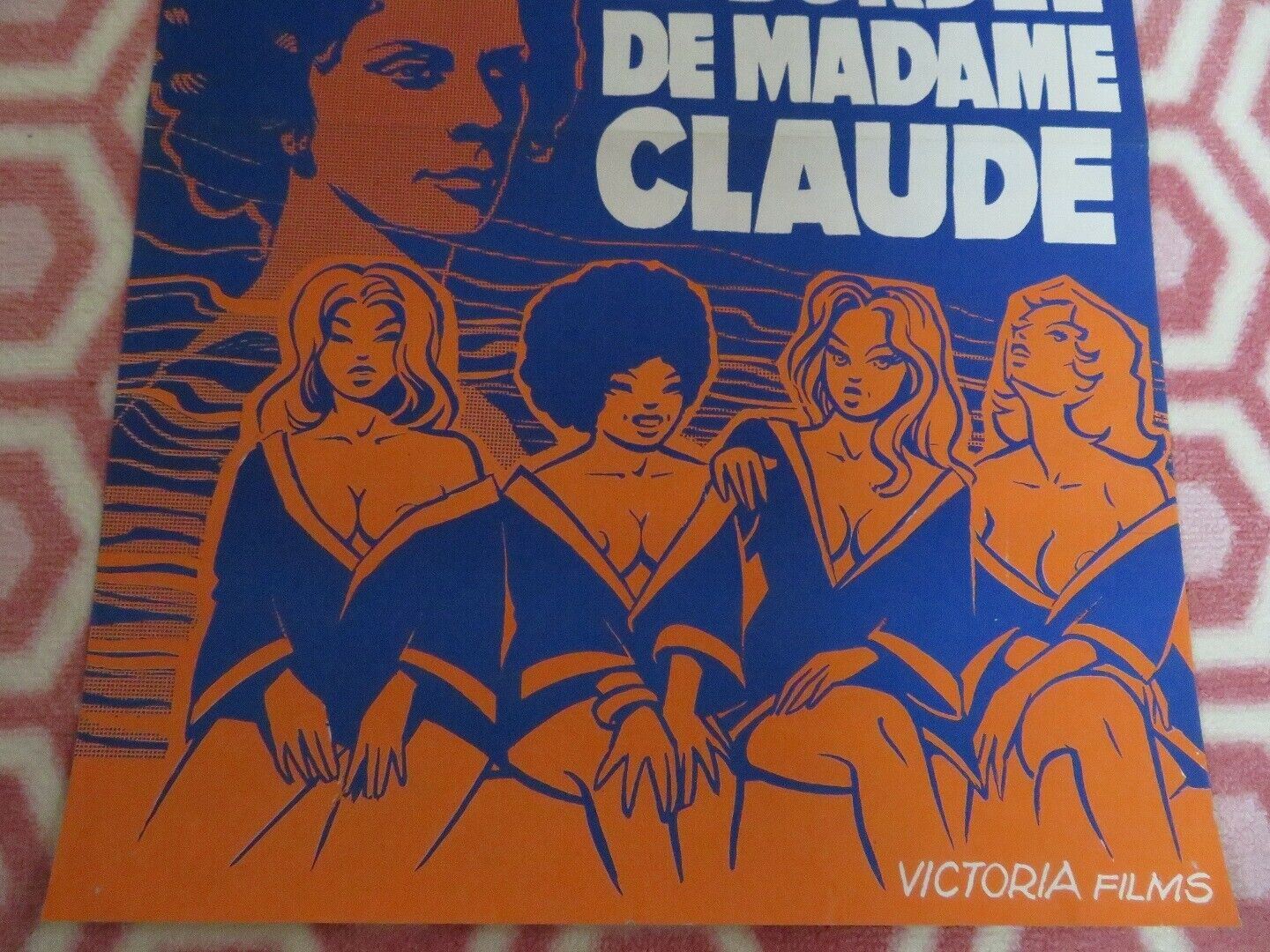 MADAME CLAUDE 2/ LE BORDEL DE MADAME CLAUDE BELGIUM (20"x 13.5) POSTER 1981