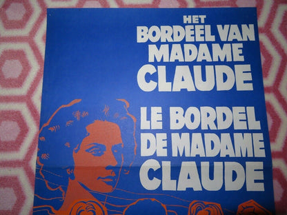 MADAME CLAUDE 2/ LE BORDEL DE MADAME CLAUDE BELGIUM (20"x 13.5) POSTER 1981