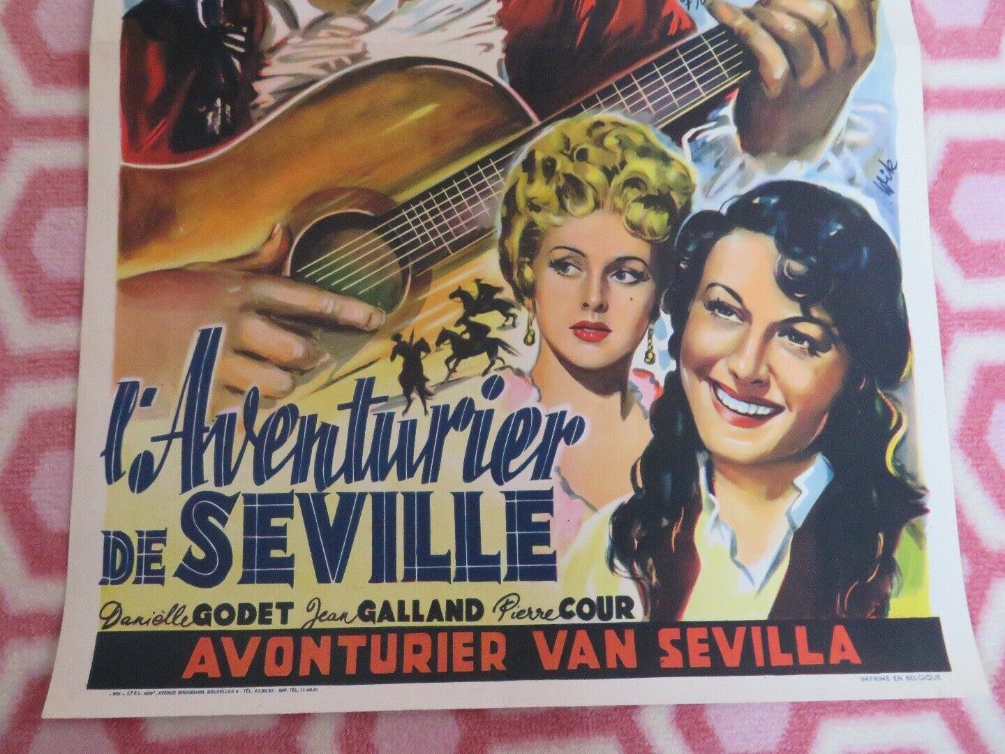 The Adventurer of Seville/ L'ADVENTURIER SE SEVILLE BELGIUM (19.5"x 14") POSTER