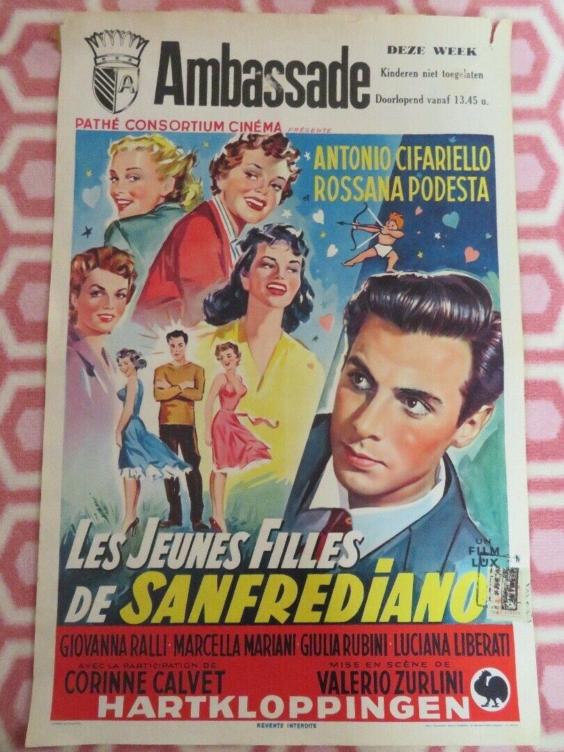 LES JEUNES FILLES DE SANFREDIANO BELGIUM (22"x 14.5") POSTER ANTONIO CIFARIELLO