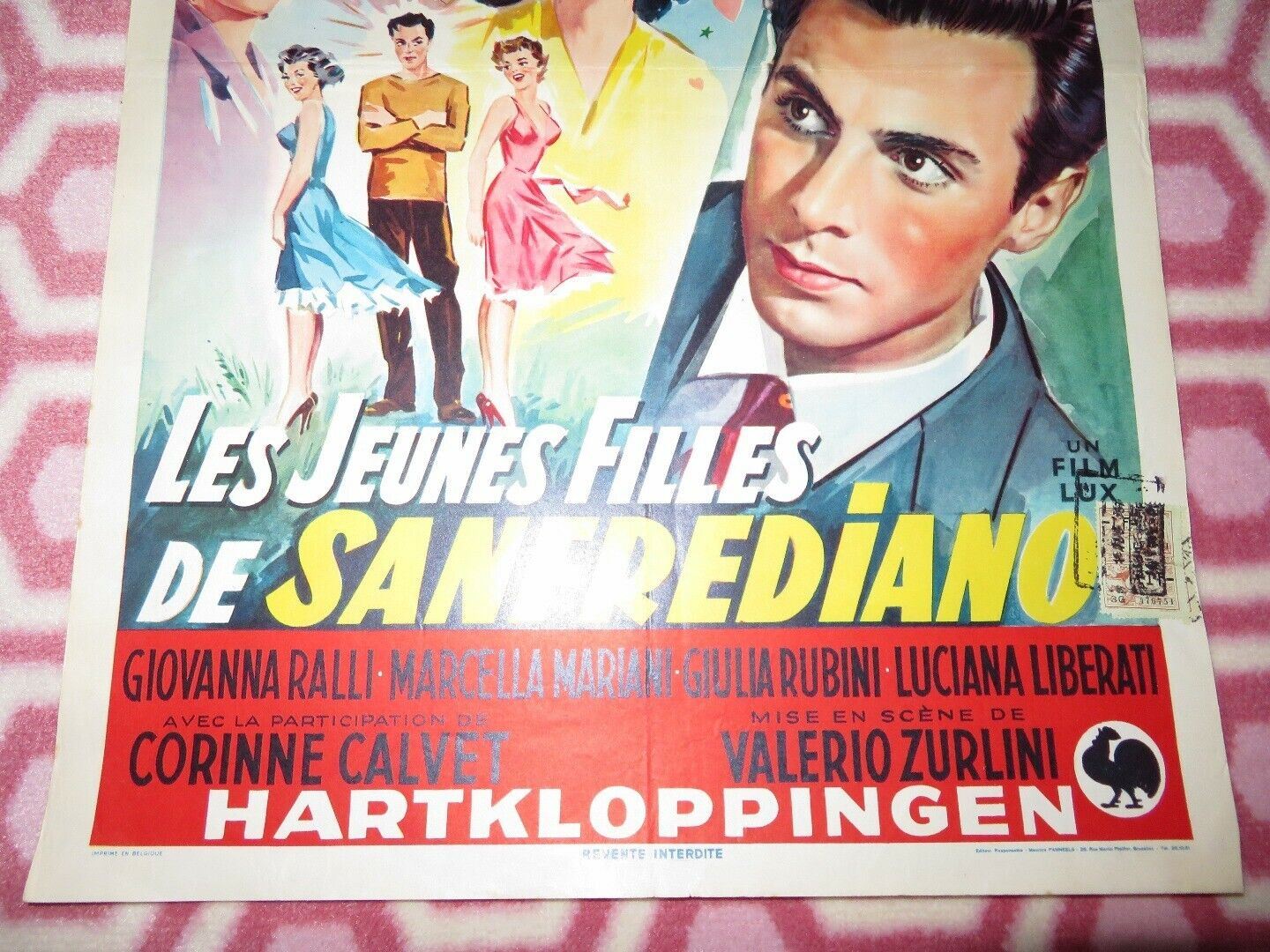 LES JEUNES FILLES DE SANFREDIANO BELGIUM (22"x 14.5") POSTER ANTONIO CIFARIELLO