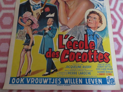 L'ECOLE DES COCOTTE/ School for Coquettes BELGIUM (22"x 14.5") POSTER DANY ROBIN