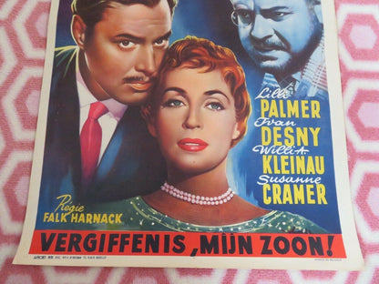 COURS DANS LA TOURMENTE/ Tempestuous Love BELGIUM (21.5"x 14") POSTER 1957