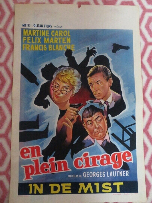 EN PLEIN CIRAGE/ Operation Gold Ingot BELGIUM (21.5"x 14.5")POSTER MARTINE CAROL