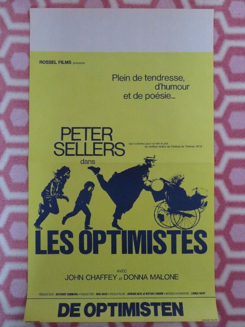 LES OPTIMISTES/ The Optimists of Nine Elms BELGIUM (21"x 13") POSTER 1973