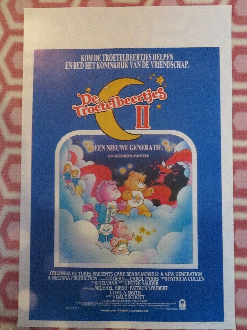 CARE BEARS 2: A New Generation BELGIUM (21.5"x 14.5") POSTER DALE SCHOTT 1986