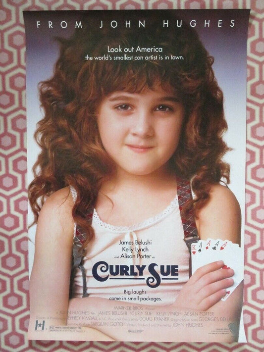 CURLY SUE US ONE SHEET ROLLED POSTER JOHN HUGHES 1991