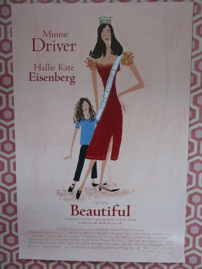 BEAUTIFUL US ONE SHEET  ROLLED POSTER SALLY FIELD MINNIE DRIVER 2000