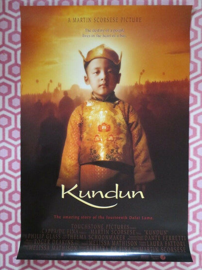 KUNDUN US ONE SHEET  ROLLED POSTER DALAI LAMA MARTIN SCORSESE 1997