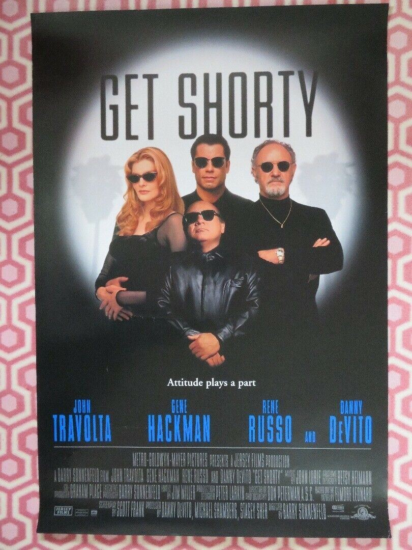 GET SHORTY US ONE SHEET  ROLLED POSTER JOHN TRAVOLTA GENE HACKMAN 1995