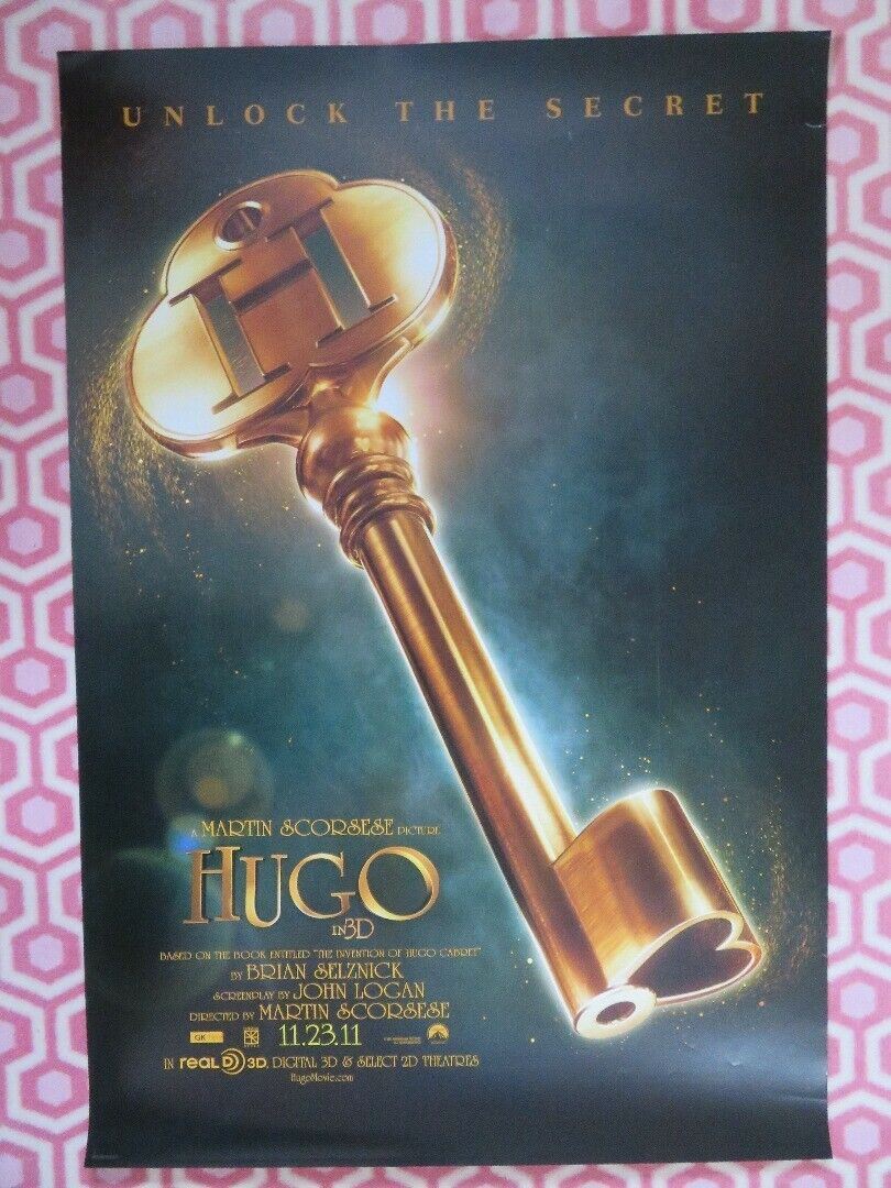 HUGO  US ONE SHEET ROLLED POSTER MARTIN SCORSESE SACHA BARON COHEN