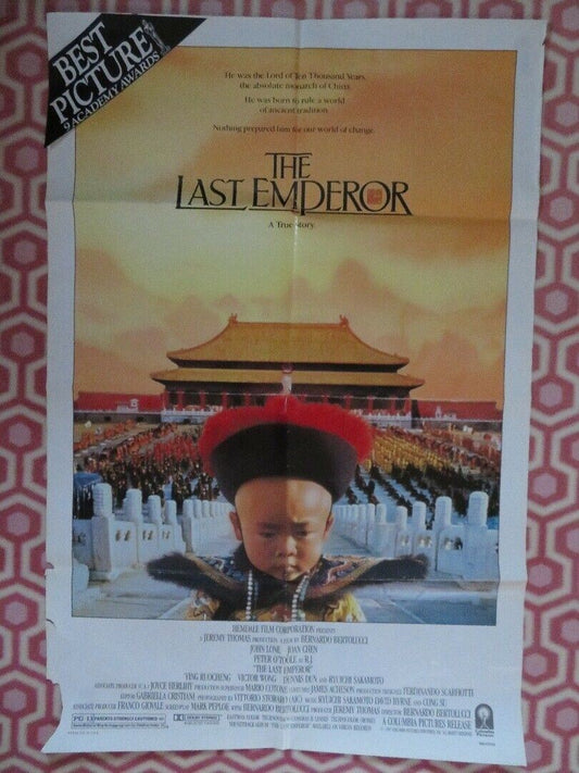 THE LAST EMPEROR US ONE SHEET POSTER JOHN LONE 1987