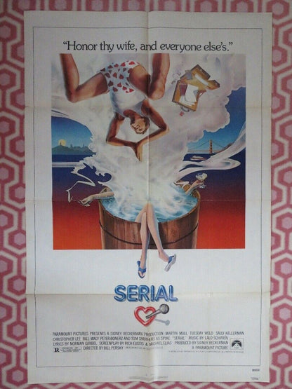 SERIAL US ONE SHEET POSTER CHRISTOPHER LEE 1980