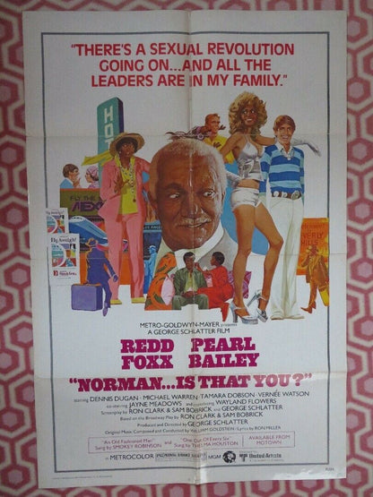 NORMAN...IS THAT YOU? US ONE SHEET POSTER REDD FOXX PEARL BAILEY 1976