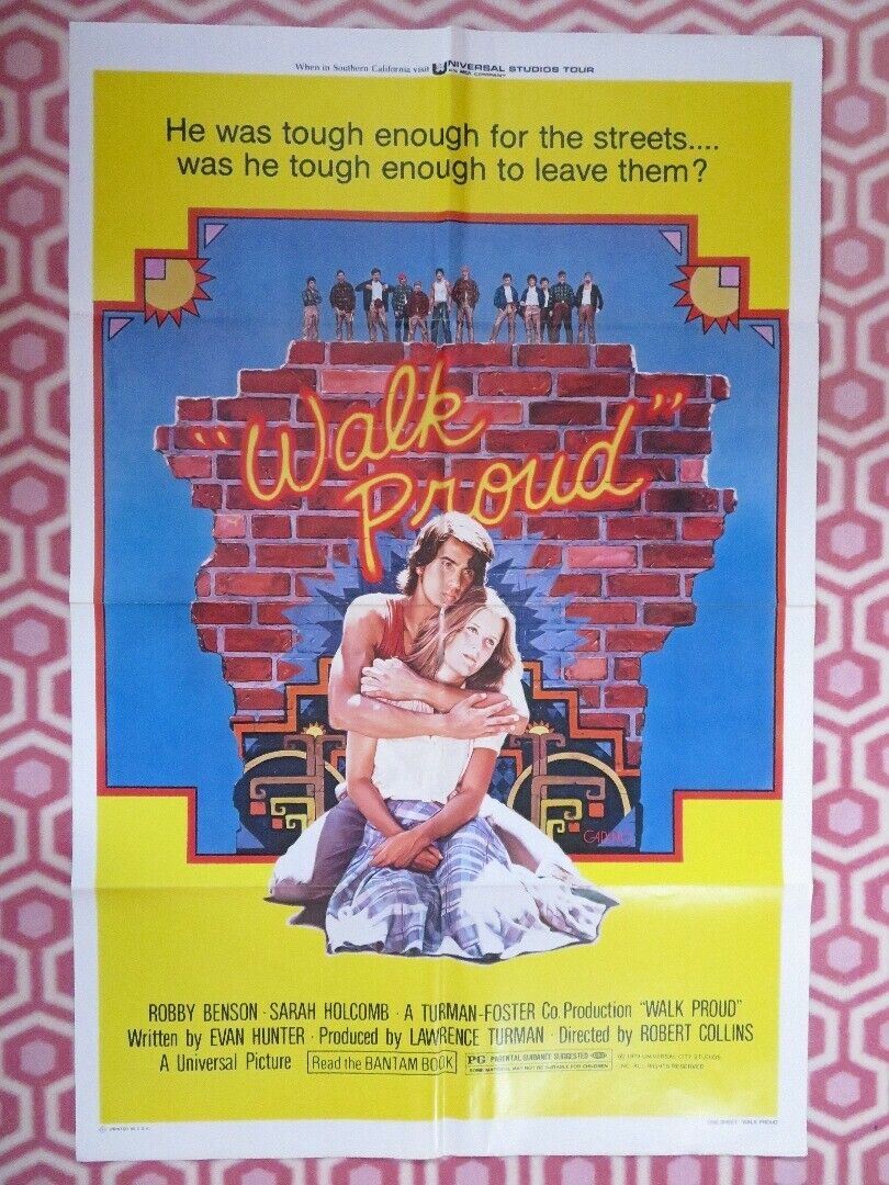 WALK PROUD US ONE SHEET  POSTER ROBBY BENSON SARAH HOLCOMB 1979