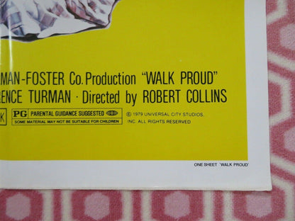 WALK PROUD US ONE SHEET  POSTER ROBBY BENSON SARAH HOLCOMB 1979