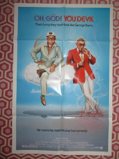 OH, GOD! YOU DEVIL US ONE SHEET  POSTER GEORGE BURNS TED WASS 1984