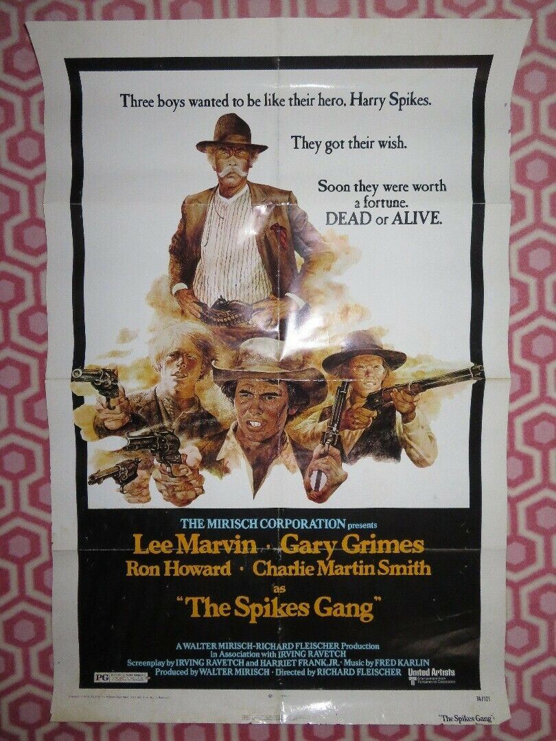 THE SPIKES GANG US ONE SHEET POSTER LEE MARVIN GARY GRIMES  1974