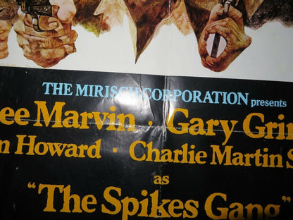 THE SPIKES GANG US ONE SHEET POSTER LEE MARVIN GARY GRIMES  1974