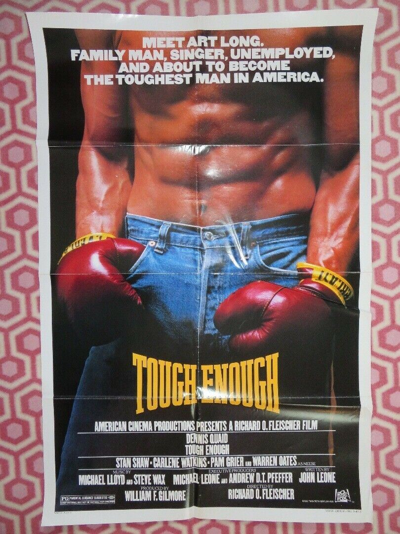 TOUGH ENOUGH US ONE SHEET POSTER DENNIS QUAID CARLENE WATKINS  1983