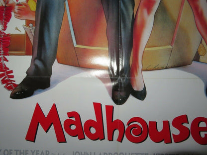 MADHOUSE US ONE SHEET POSTER JOHN LARROQUETTE 1990