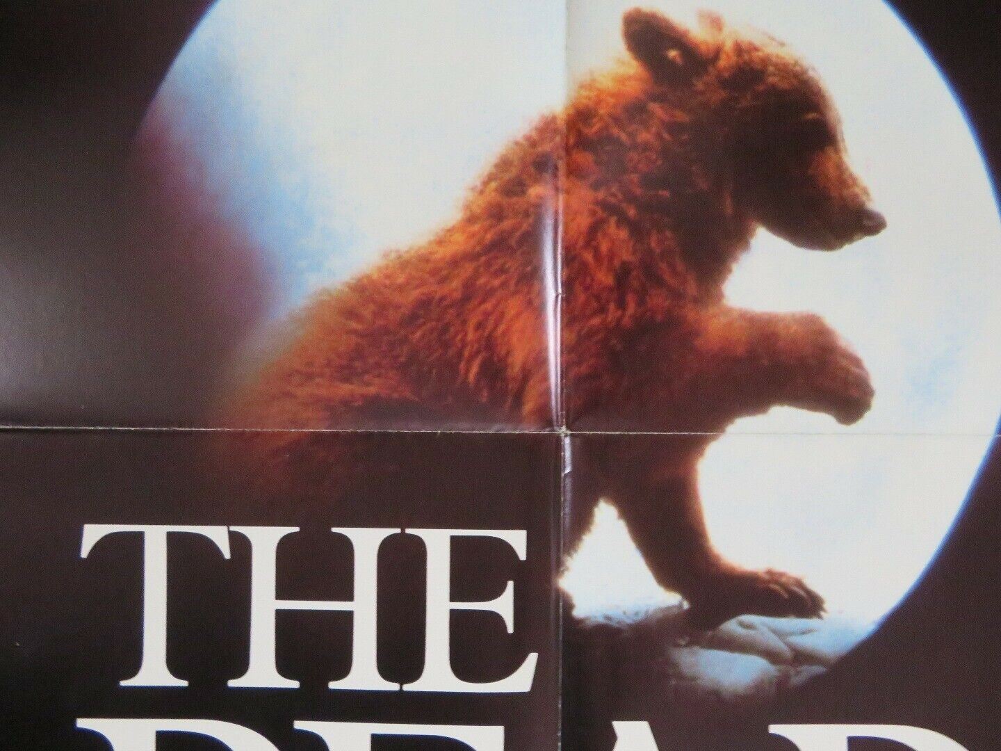 THE BEAR US ONE SHEET  POSTER JACK WALLACE 1988