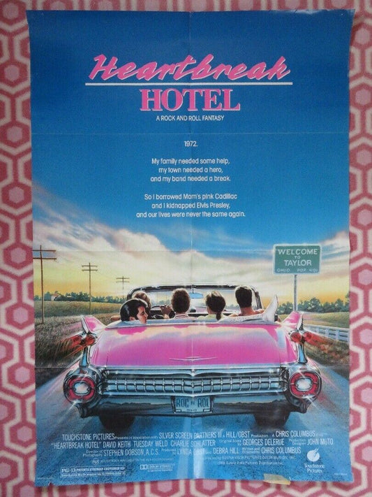 HEARTBREAK HOTEL US ONE SHEET POSTER CHRIS COLUMBUS 1988