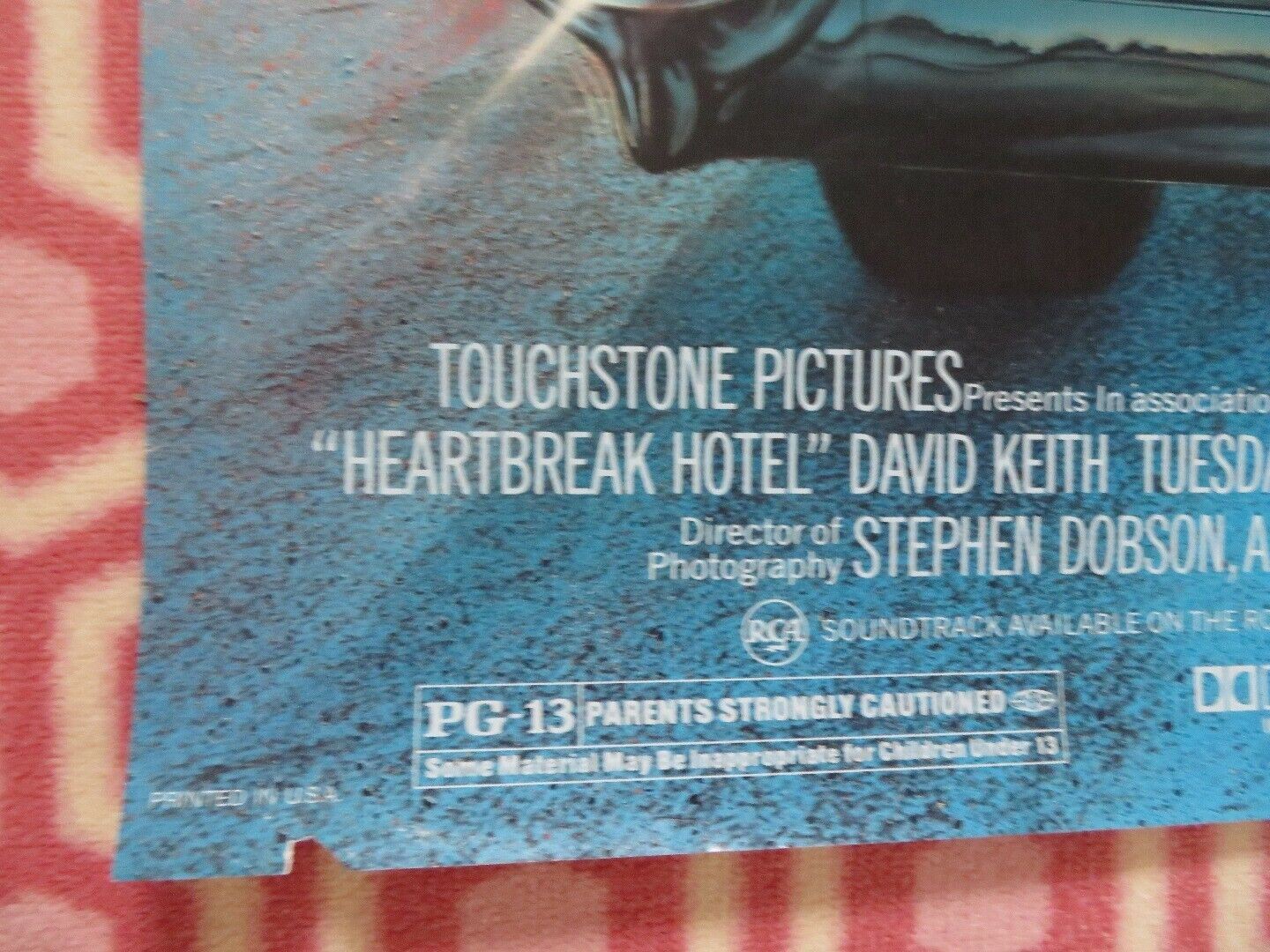 HEARTBREAK HOTEL US ONE SHEET POSTER CHRIS COLUMBUS 1988