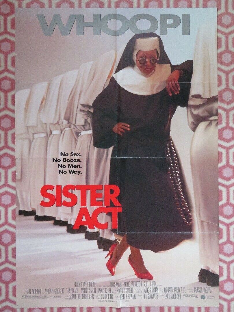 SISTER ACT US ONE SHEET  POSTER WHOOPI GOLDBERG MAGGIE SMITH 1992