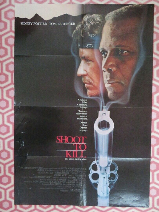 SHOOT TO KILL US ONE SHEET POSTER SIDNEY POITIER TOM BERENGER 1988