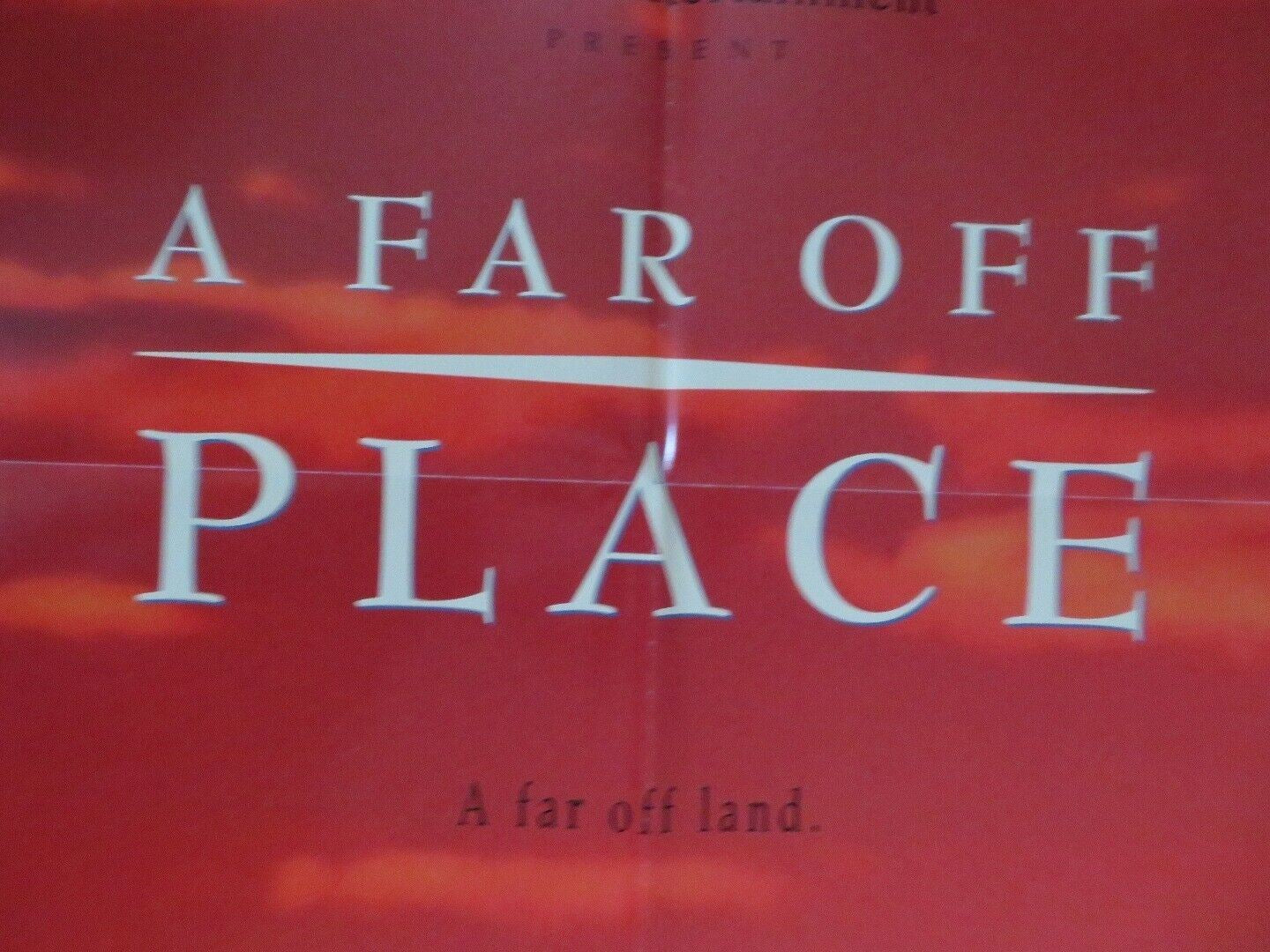 A FAR OFF PLACE US ONE SHEET  POSTER DISNEY REECE WITHERSPOON 1993