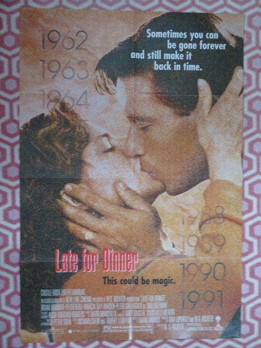 LATE FOR DINNER US ONE SHEET POSTER PETER BERG BRIAN WIMMER 1991