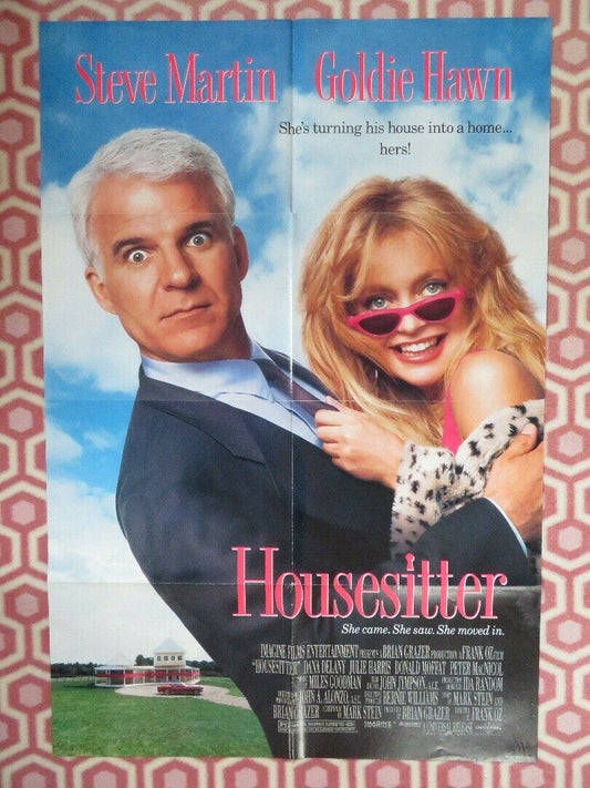 HOUSESITTER US ONE SHEET  POSTER STEVE MARTIN GOLDIE HAWN 1992