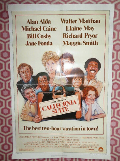 CALIFORNIA SUITE STYLE B US ONE SHEET  POSTER NEIL SIMONS JANE FONDA