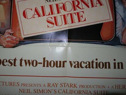 CALIFORNIA SUITE STYLE B US ONE SHEET  POSTER NEIL SIMONS JANE FONDA