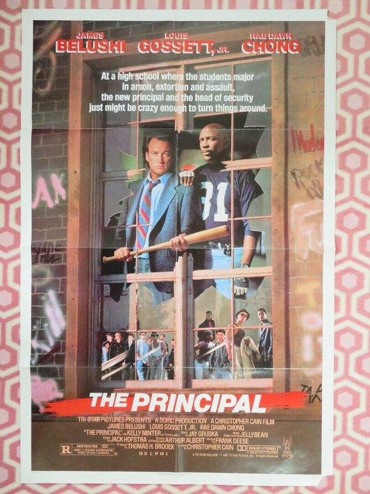 THE PRINCIPAL US ONE SHEET (27"x 41") POSTER JIM BELUSHI LOIS GOSSETT, JR, 1987