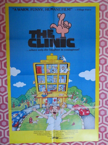 THE CLINIC US ONE SHEET  POSTER SIMON BURKE CHRIS HAYWOOD 1982