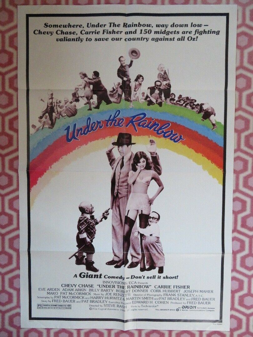 UNDER THE RAINBOW US ONE SHEET POSTER CHEVY CHASE CARRY FISHER  1981