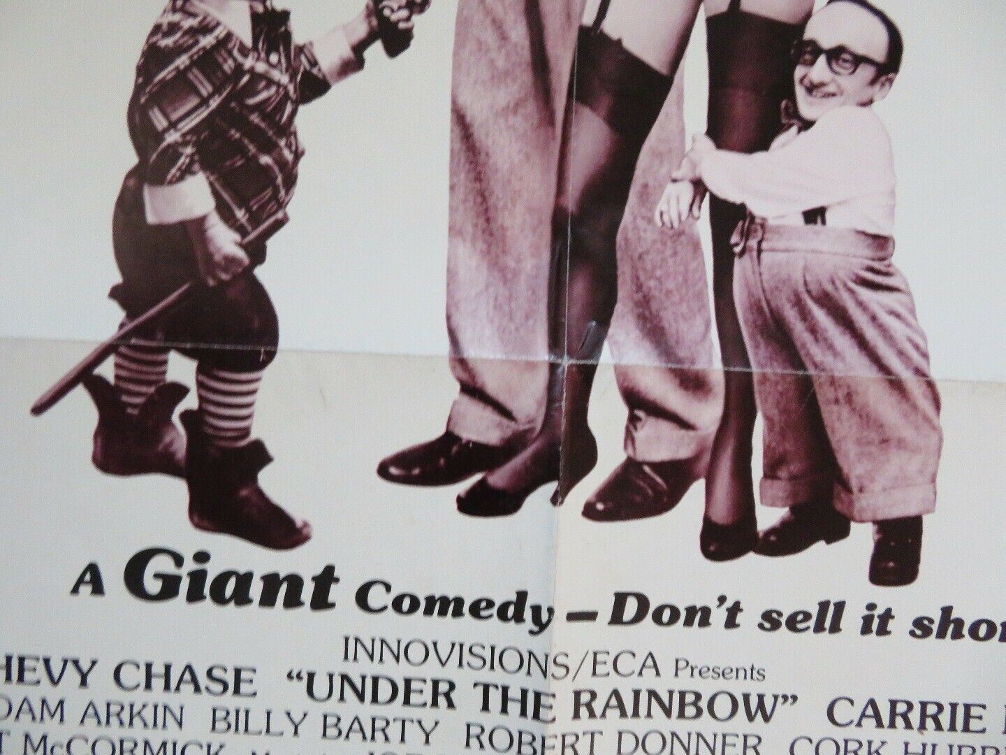 UNDER THE RAINBOW US ONE SHEET POSTER CHEVY CHASE CARRY FISHER  1981