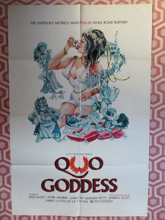 QUO GODDESS Helen, Yes... Helen of Troy US ONE SHEET POSTER DON BACKY 1973