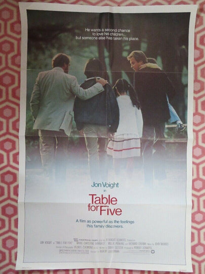 TABLE FOR FIVE  US ONE SHEET POSTER JON VOIGHT 1983