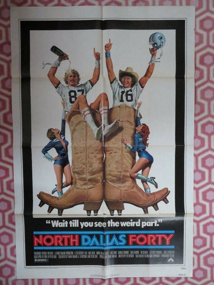 NORTH DALLAS FORTY US ONE SHEET POSTER NICK NOLTE TED KOTCHEFF 1979