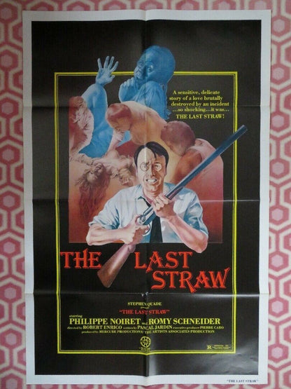 THE LAST STRAW / THE OLD GUN US ONE SHEET POSTER PHILLIPPE NOIRET 1979