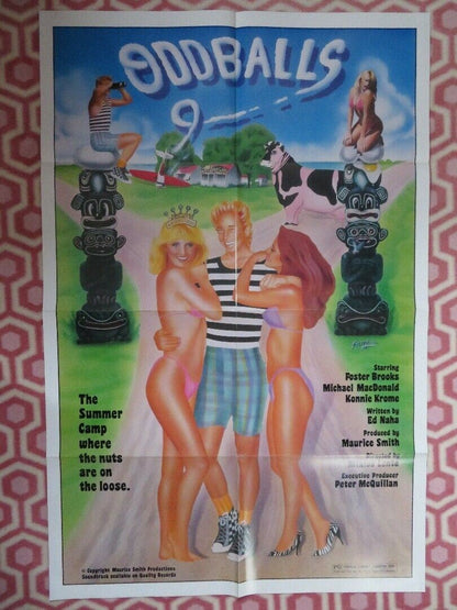 ODDBALLS  US ONE SHEET  POSTER FOSTER BROOKS MIKE MACDONALD 1984