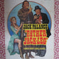 FATHER JACKLEG / STING OF THE WEST  US ONE SHEET  POSTER JACK PALANCE  1972