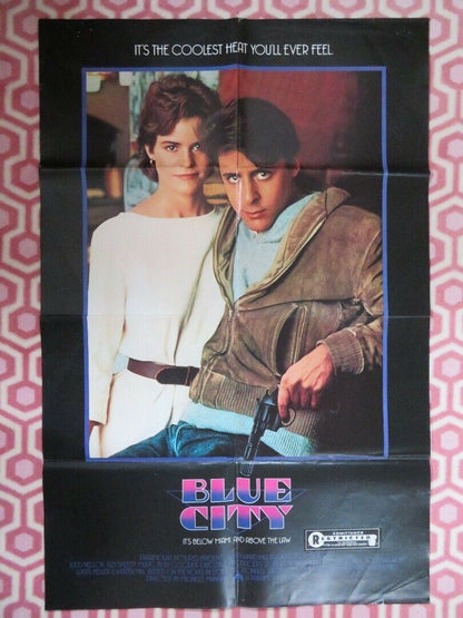 BLUE CITY  US ONE SHEET POSTER JUDD NELSON ALLY SHEEDY  1986