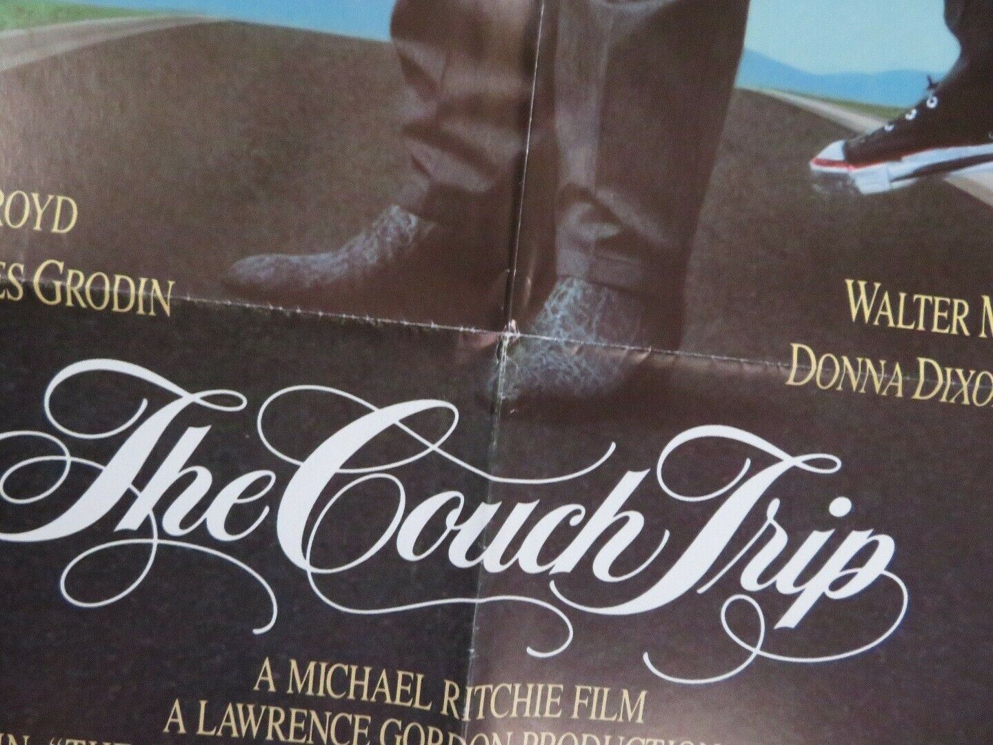 THE COUCH TRIP US ONE SHEET POSTER DAN AYKROYD WALTER MATTHAU 1988